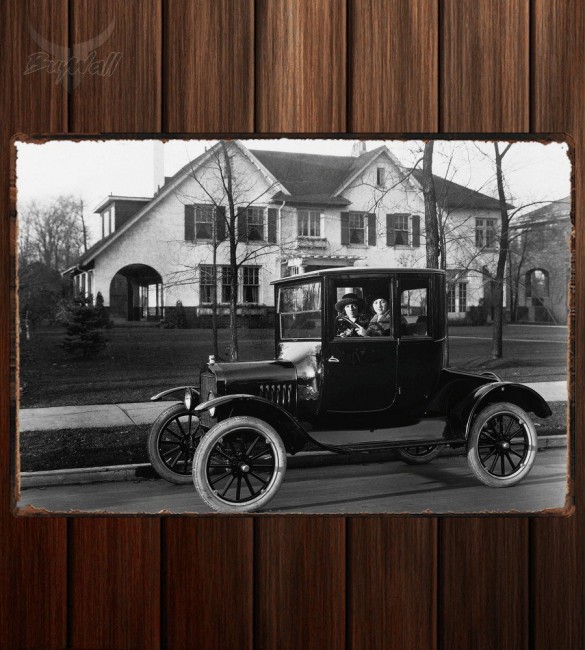 Металлическая табличка Ford Model T Coupe 300 Металлическая табличка Ford Model T Coupe 300